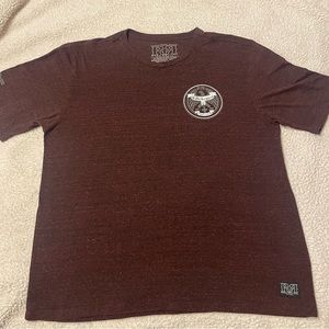 Mens Rock Revival maroon t-shirt